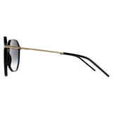 Hugo Boss BOSS 1329/S women sunglasses black gold dark grey gradient, imported from the UK