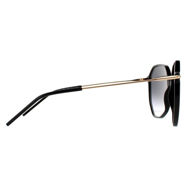 Hugo Boss BOSS 1329/S women sunglasses black gold dark grey gradient, imported from the UK
