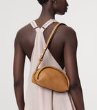 AllSaints Rosalie Arc calfskin cross-body bag, imported from the UK