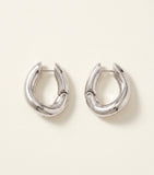 Balenciaga hoop earrings in polished copper, imported from the UK