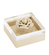 Harrods Small Quilted Floral Leather Compact Box- Buy online at McGrocer