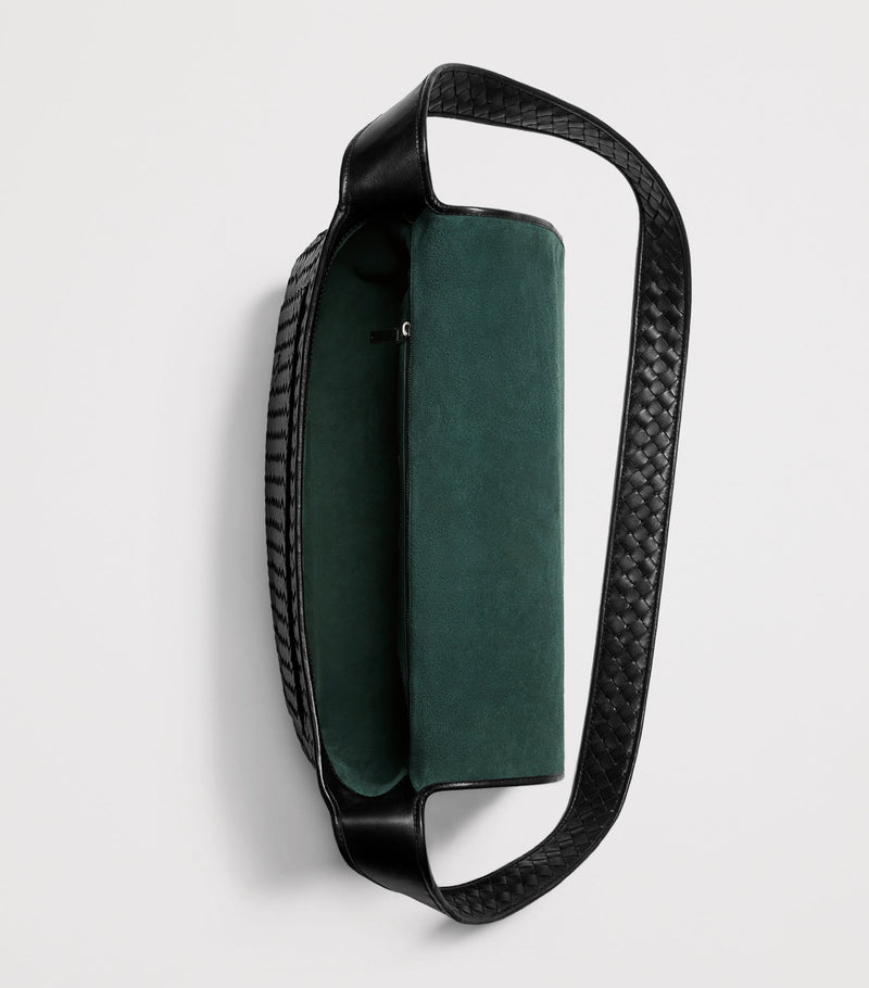 Bottega Veneta large leather Veneto messenger bag, UK version