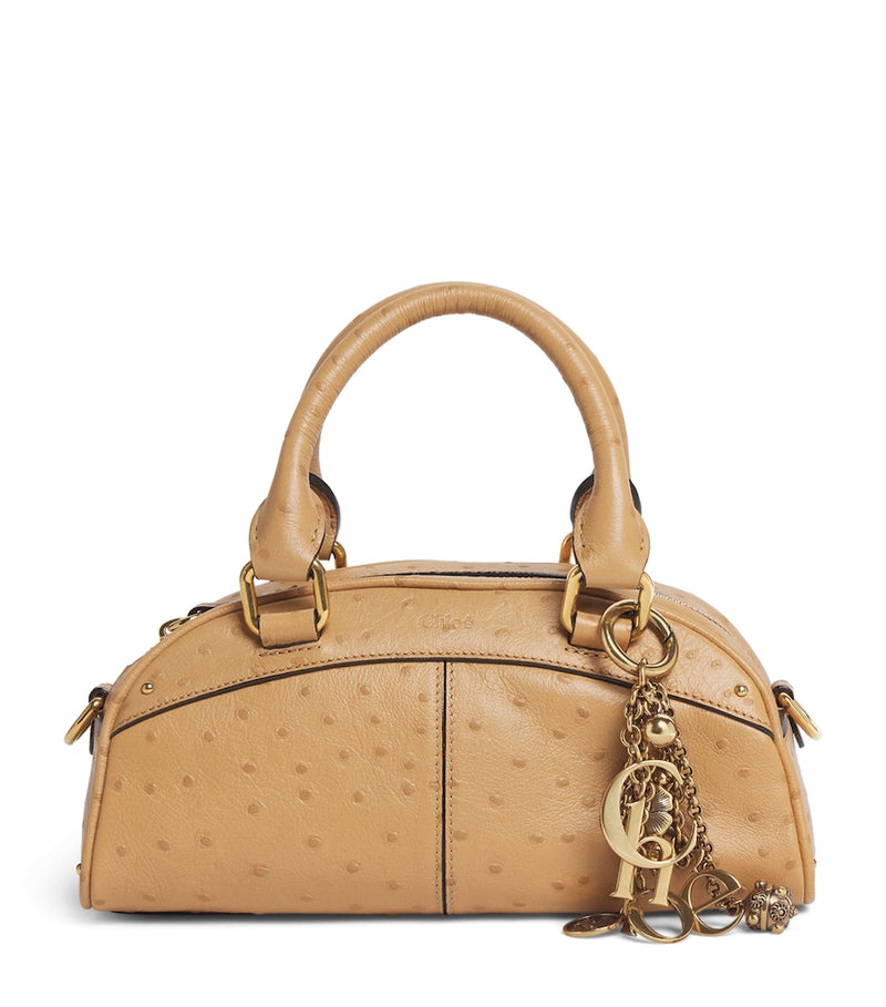 Chloé small leather bowling top-handle bag, UK version