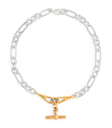 Harrods TILLY SVEAAS Medium Sterling Silver T-Bar Clipt Necklace- Buy online at McGrocer