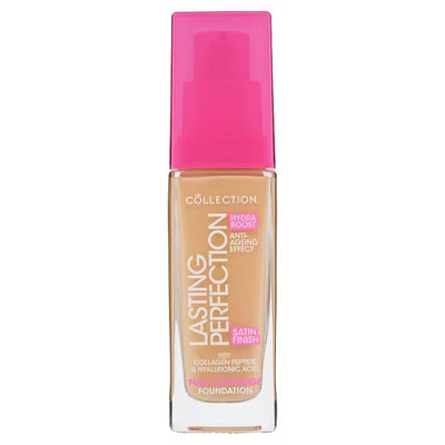Superdrug Lasting Perfection Satin Foundation 11N Maple Neutral Face Foundation- Buy online at McGrocer