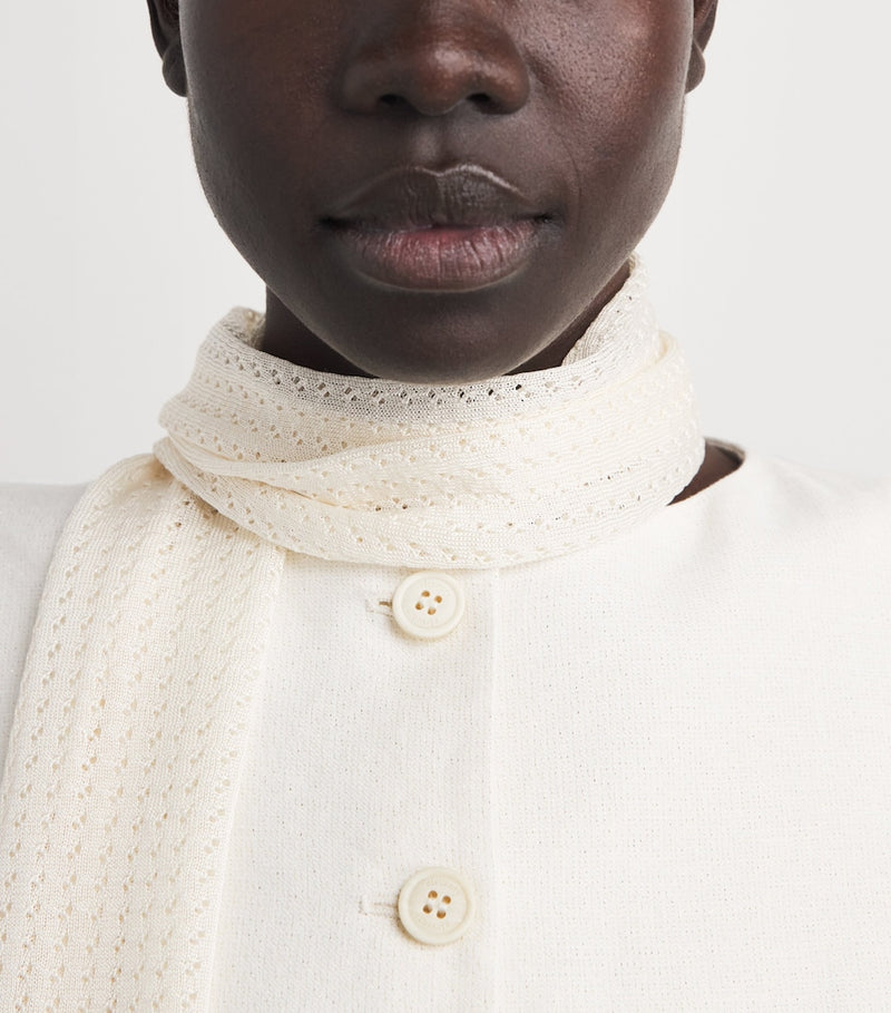 Eleventy skinny silk scarf 100cm x 20cm, imported from the UK