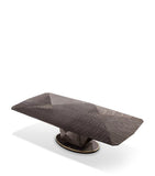 Upholstered Pouf with Wooden Handle and Backrest, 55cm x 52cm x 46cm