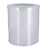 Zodiac Cylinder Chome Bathroom Bin
