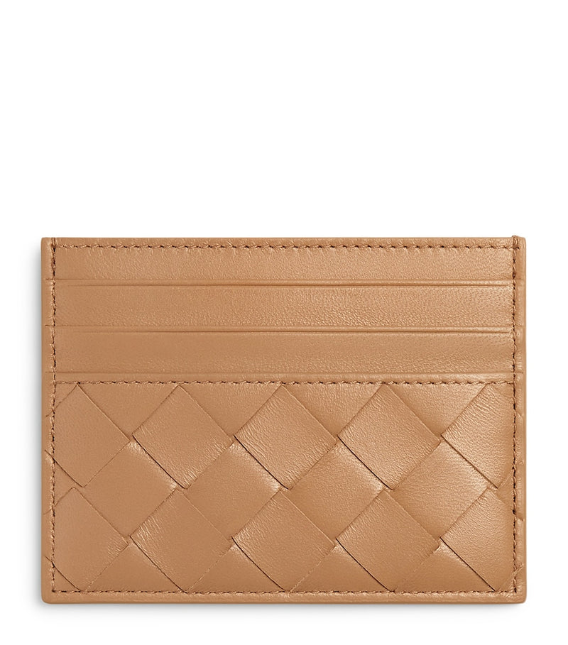 Bottega Veneta Nappa Leather Card Holder with Intrecciato weave (British brand)