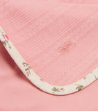 Ralph Lauren Kids cotton pointelle baby blanket 71cm x 81.5cm, imported from the UK
