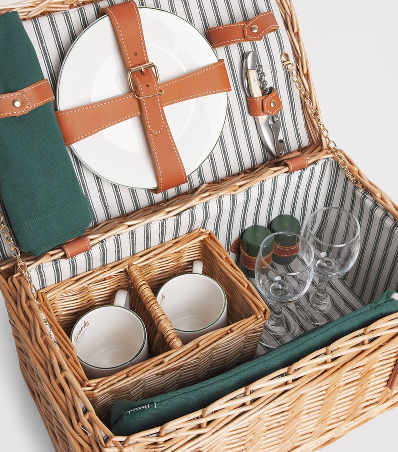 Harrods fitted picnic hamper for 2, UK version