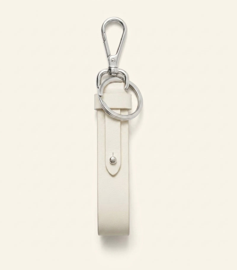 Prada Saffiano leather keychain 10cm, imported from the UK