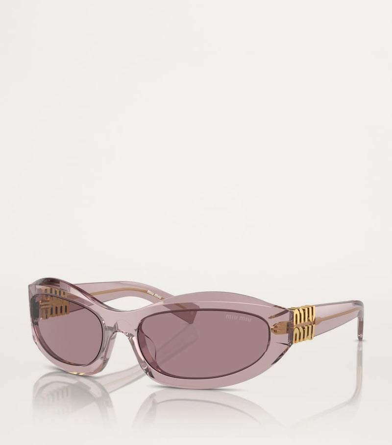 Miu Miu acetate oval sunglasses, imported from the UK