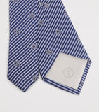 Giorgio Armani silk stripe jacquard tie, imported from the UK