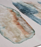The Rug Company Wool-Silk Tili Sea rug 2.74m x 1.83m (British brand)