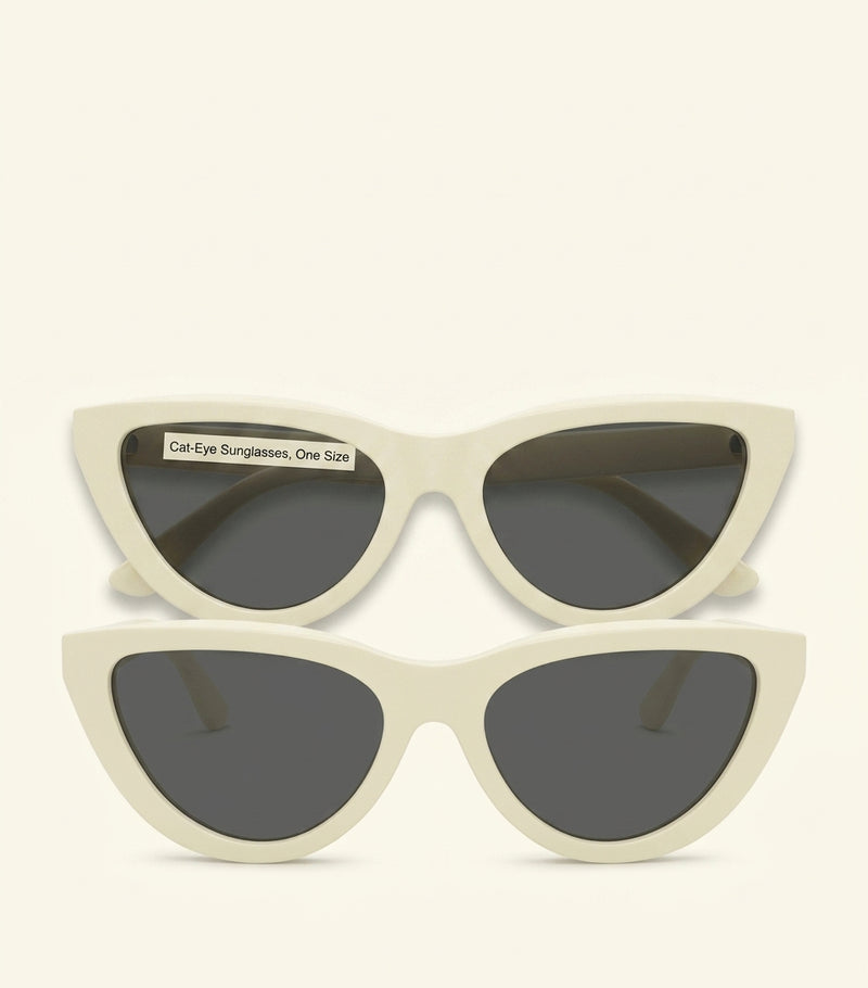 Burberry cat eye acetate sunglasses with mirror lenses, imported from the UK