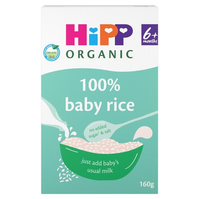 HiPP Organic 100% Baby Rice 6+ Months 160g - McGrocer