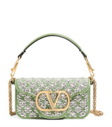Harrods Valentino Garavani Small Embellished Locò Shoulder Bag- Buy online at McGrocer