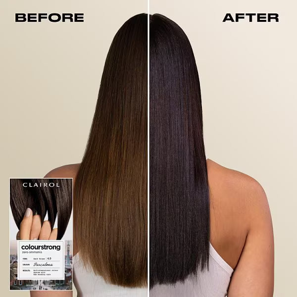 Clairol 3.0 Darkest Brown Permanent Hair Dye - British product