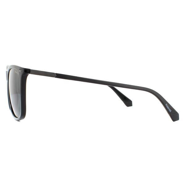 Polaroid black polarised men's sunglasses, imported from the UK