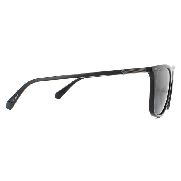Polaroid black polarised men's sunglasses, imported from the UK