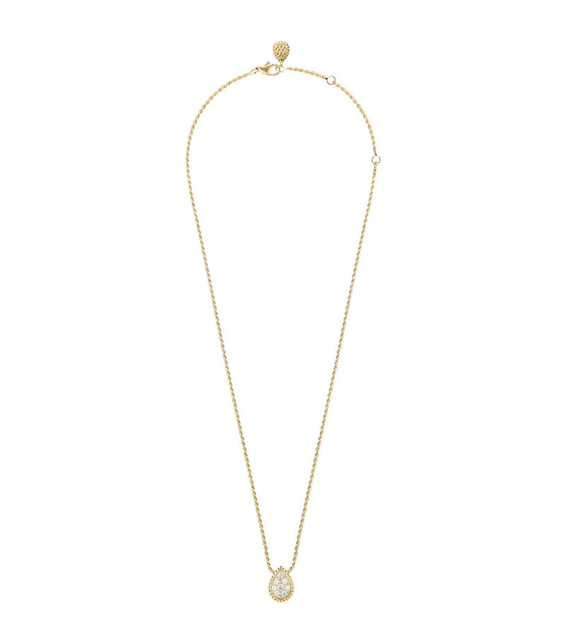 Boucheron Serpent Bohème yellow gold diamond pendant - British product