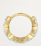 Maria Tash single diamond hoop earring 6.5mm (British brand)