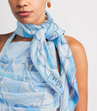 PUCCI silk scarf Occhi print 90x90cm - British product