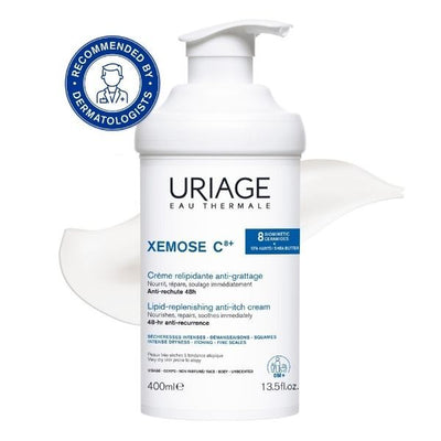 Superdrug Uriage Xemose C8+ Lipid-Replenishing Anti-Itch Cream Moisturising 400ml- Buy online at McGrocer