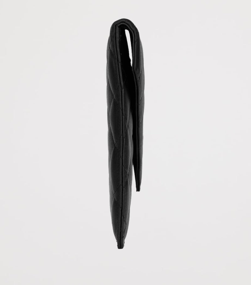 Saint Laurent lambskin quilted Paris pouch (British brand)