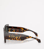 Versace square sunglasses with gold-tone accents British product