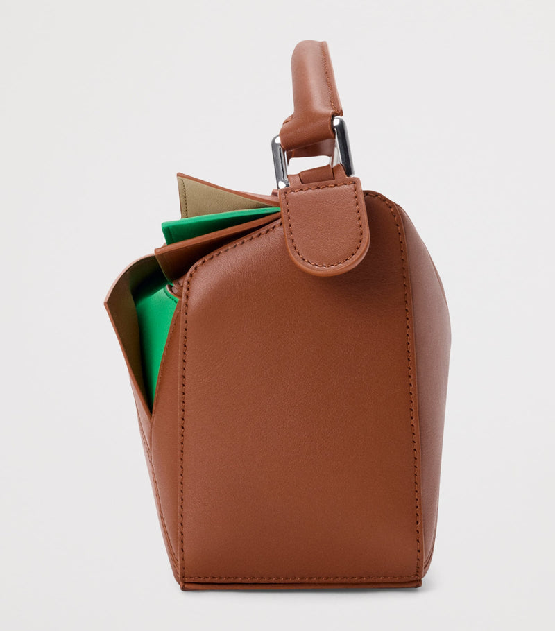 LOEWE layered leather Puzzle top-handle bag small size (British brand)