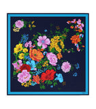 Weekend Max Mara silk scarf floral print 90cm, UK version