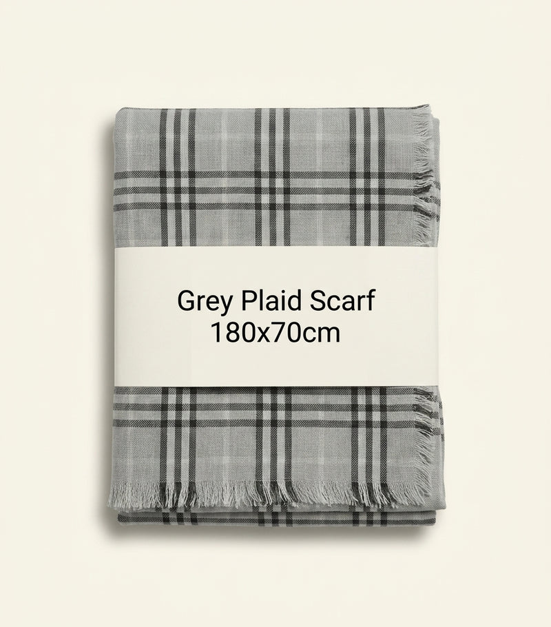 Burberry wool silk check scarf with sequins 195cm - British product