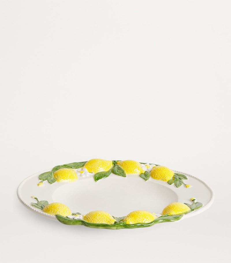Les-Ottomans lemon ceramic plate 19cm - British product