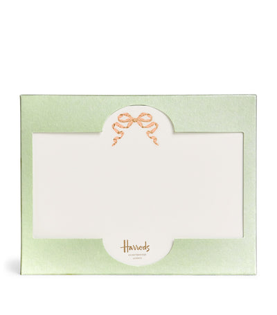 Harrods Harrods Pink Bow Blank Cards Pack of 10- Buy online at McGrocer