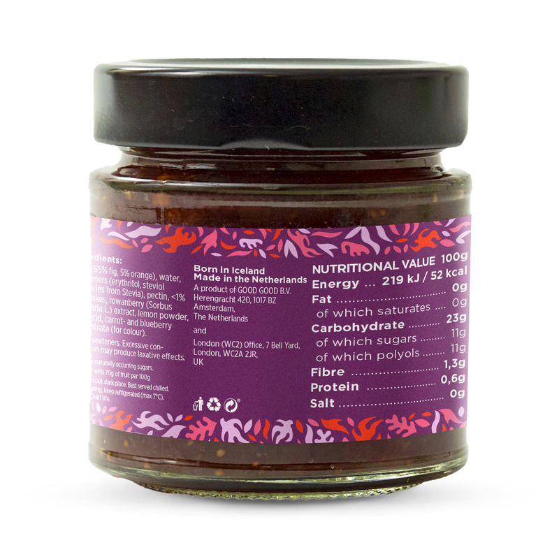 Good Good fig chili jam 210g (British brand)