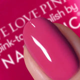 Nails.INC Pink Before You Speak nail polish, imported from the UK