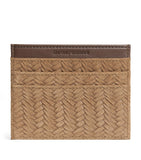 Emporio Armani suede embossed card holder - British product