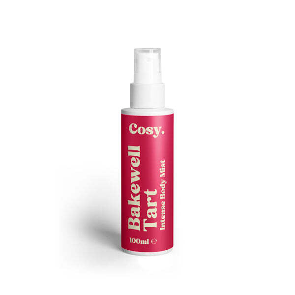 Cosy Bakewell Tart body mist 100ml, imported from the UK