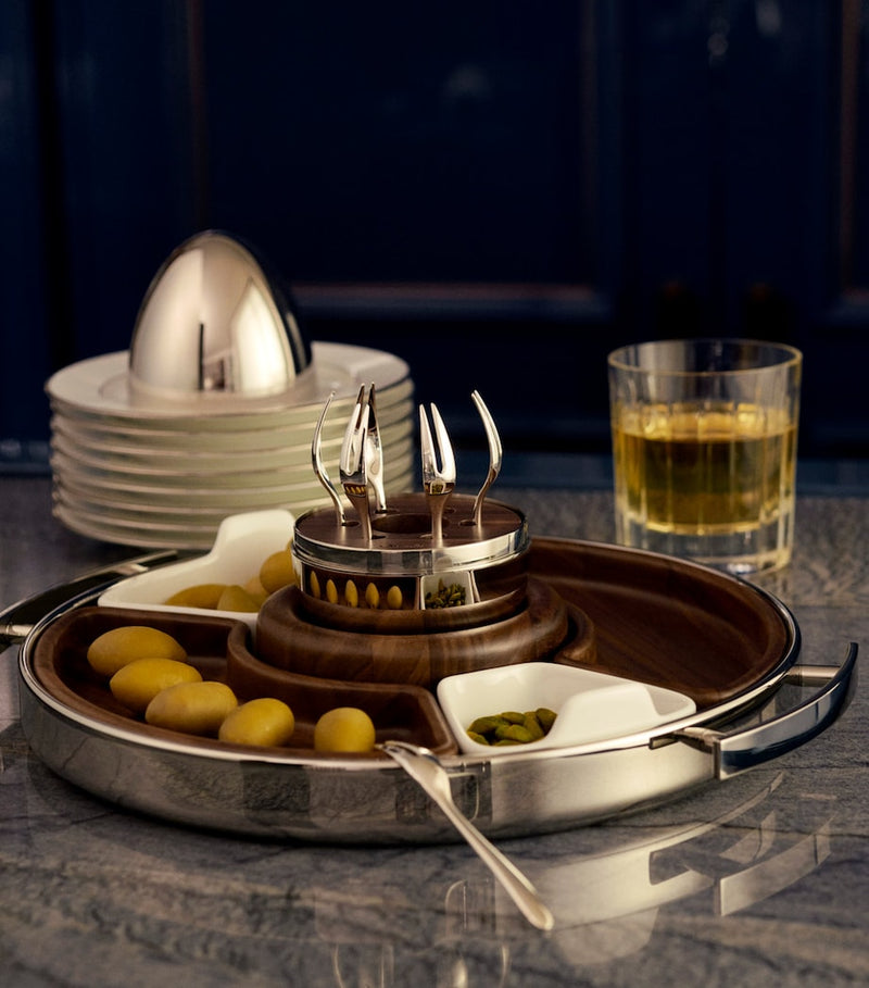 Christofle Mood Yummy 6-Piece cocktail fork set, imported from the UK