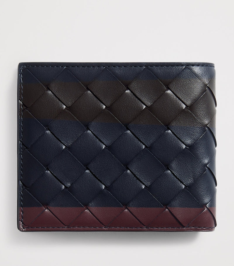 Bottega Veneta Intrecciato leather bifold wallet, imported from the UK
