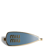 Harrods Miu Miu Enamel Logo Hair Clip- Buy online at McGrocer