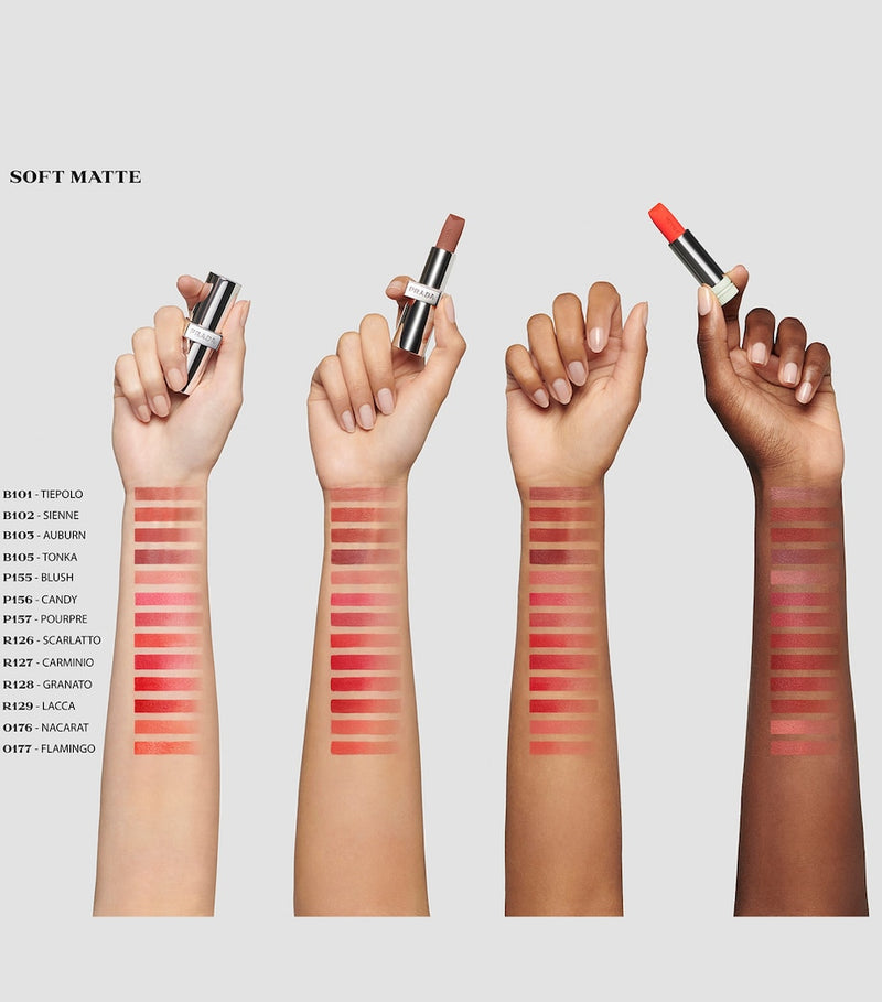 Prada Monochrome Soft Matte Lipstick, imported from the UK