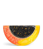 Chloé enamel papaya minaudière bag, imported from the UK