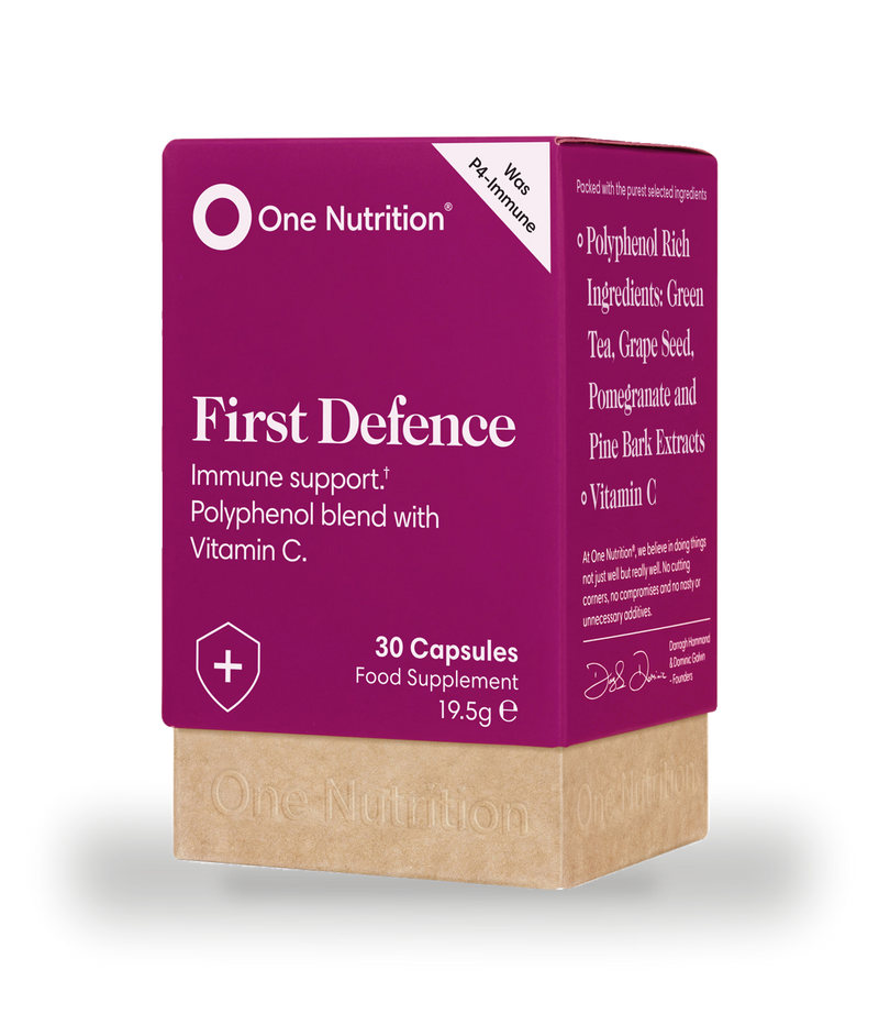 One Nutrition First Defence 30 capsules immune support supplement (British brand)