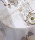 Alexandre Turpault linen tablecloth Fossile 170cm x 250cm, UK version