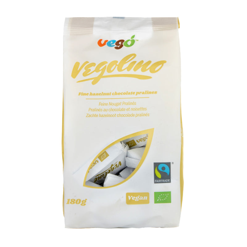Vego Vegolino Hazelnut Pralines 180g (British brand)