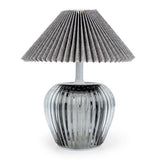 Superdrug Candlelight Glass LED Table Lamp with Pleated Shade- Buy online at McGrocer