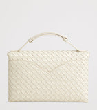 Bottega Veneta Knot Lock top-handle bag lambskin Intrecciato, imported from the UK